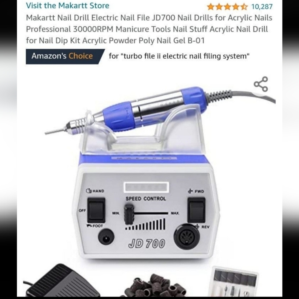 Electric Nail file Dremel